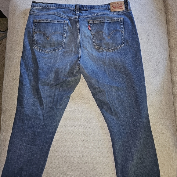 Levi's Women's Blue Boyfriend Jeans - Picture 3 of 3